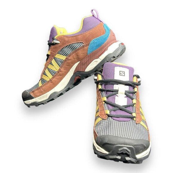 Salomon Shelter Low LTR Vanilla Ice / Chocolate Fondant Men’s Size 7 New - Picture 5 of 9